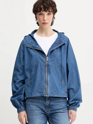 Obrázek produktu Tommy Jeans Bavlněná bunda Tommy Jeans námořnická modř
