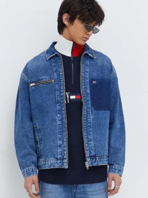 Obrázek produktu Tommy Jeans Bavlněná džínová bunda námořnická modř