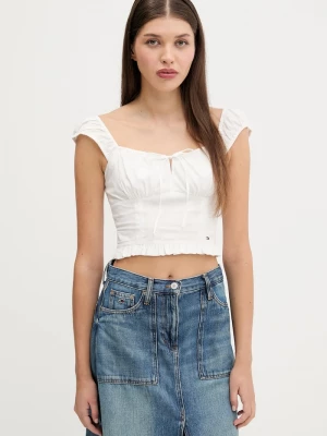 Obrázek produktu Tommy Jeans Bavlněná halenka bílá