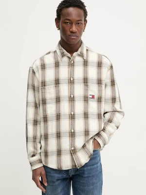 Obrázek produktu Tommy Jeans Bavlněná košile Tommy Jeans béžová