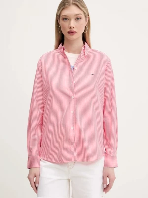Obrázek produktu Tommy Jeans Bavlněná košile Tommy Jeans růžová