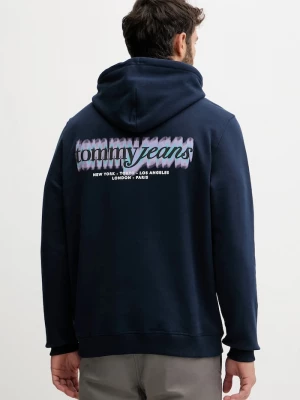 Obrázek produktu Tommy Jeans Bavlněná mikina Tommy Jeans námořnická modř