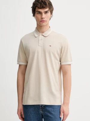 Obrázek produktu Tommy Jeans Bavlněné polo tričko béžová