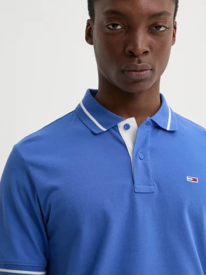 Obrázek produktu Tommy Jeans Bavlněné polo tričko Tommy Jeans fialová