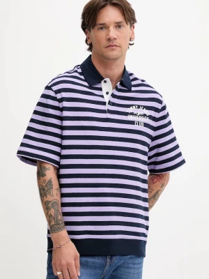 Obrázek produktu Tommy Jeans Bavlněné polo tričko Tommy Jeans fialová