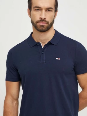 Obrázek produktu Tommy Jeans Bavlněné polo tričko námořnická modř