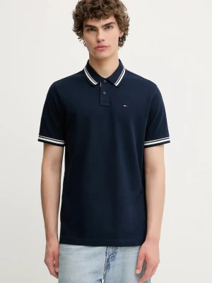 Obrázek produktu Tommy Jeans Bavlněné polo tričko Tommy Jeans námořnická modř