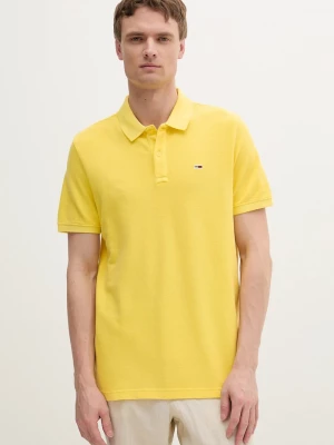 Obrázek produktu Tommy Jeans Bavlněné polo tričko žlutá