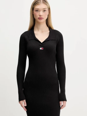 Obrázek produktu Tommy Jeans bodycon šaty bavlnou černá