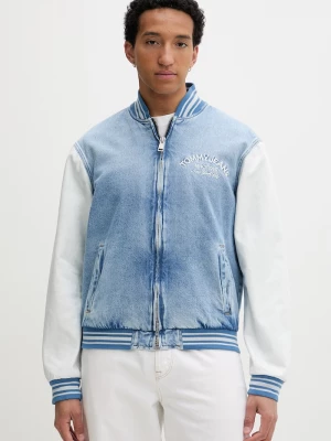 Obrázek produktu Tommy Jeans bomber pánský bavlněný modrá