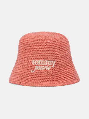 Obrázek produktu Tommy Jeans bucket klobouk dámský pletený růžová