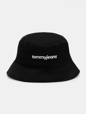 Obrázek produktu Tommy Jeans bucket klobouk pánský bavlněný černá
