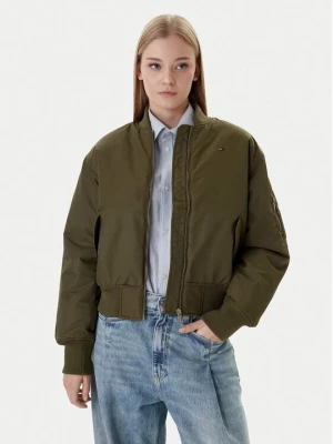 Obrázek produktu Tommy Jeans Bunda bomber Essential DW0DW22046 Zelená Regular Fit