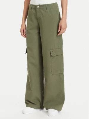 Obrázek produktu Tommy Jeans Cargo kalhoty DW0DW22749 Zelená Wide Leg