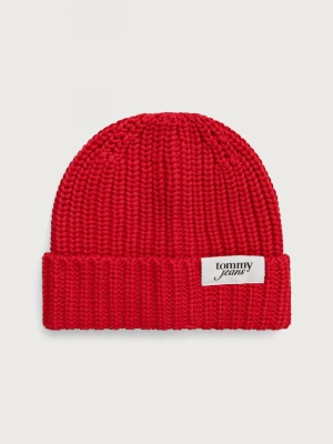 Obrázek produktu Tommy Jeans čepice dámská bavlněná červená