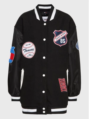 Obrázek produktu Tommy Jeans Curve Bunda bomber Letterman DW0DW15076 Černá Oversize
