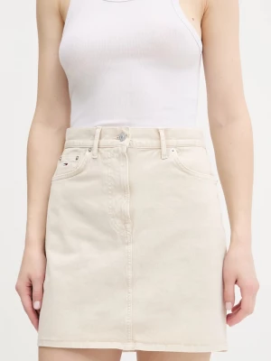 Obrázek produktu Tommy Jeans Džínová sukně Tommy Jeans béžová