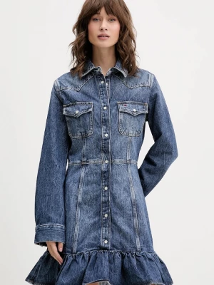 Obrázek produktu Tommy Jeans Džínové šaty Tommy Jeans námořnická modř