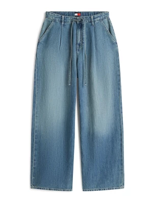 Obrázek produktu Tommy Jeans Džíny se sklady v pase 'Drawstring Loose Wide Leg With' modrá džínovina