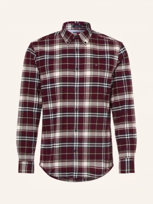 Obrázek produktu Tommy Jeans Flanelový Overshirt Comfort Fit tmavě červená / mátová / bílá
