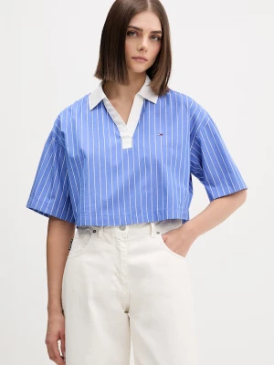 Obrázek produktu Tommy Jeans halenka dámská bavlněná modrá