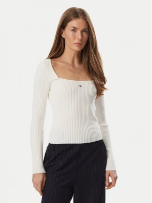 Obrázek produktu Tommy Jeans Halenka DW0DW23544 Bílá Slim Fit