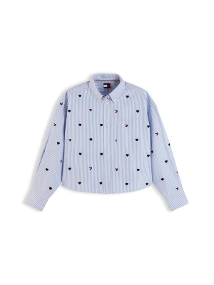Obrázek produktu Tommy Jeans Halenka marine modrá / světlemodrá / červená třešeň / bílá