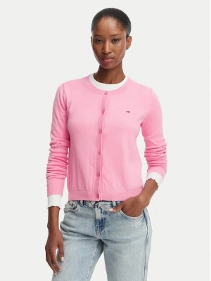 Obrázek produktu Tommy Jeans Kardigan DW0DW20976 Růžová Regular Fit