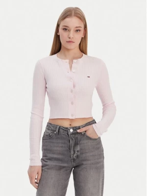 Obrázek produktu Tommy Jeans Kardigan DW0DW22023 Růžová Slim Fit