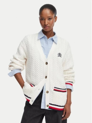 Obrázek produktu Tommy Jeans Kardigan DW0DW22934 Bílá Regular Fit