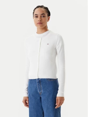 Obrázek produktu Tommy Jeans Kardigan Essential DW0DW20976 Écru Regular Fit Krémová