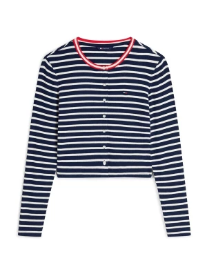 Obrázek produktu Tommy Jeans Kardigan 'Slim' námořnická modř / červená / bílá