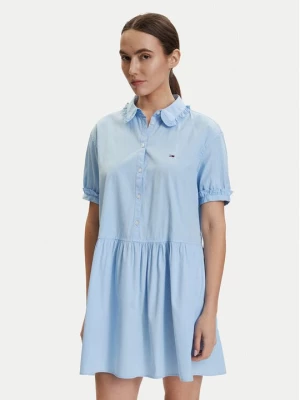 Obrázek produktu Tommy Jeans Každodenní šaty DW0DW22995 Světle modrá Regular Fit
