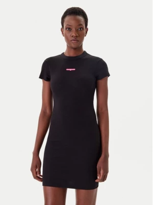 Obrázek produktu Tommy Jeans Každodenní šaty Script DW0DW21186 Černá Slim Fit