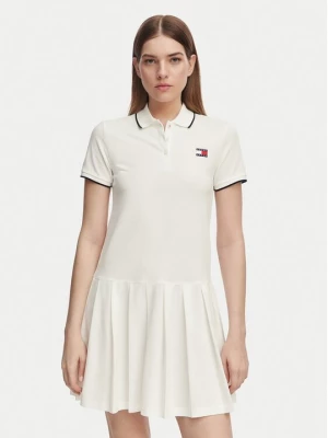 Obrázek produktu Tommy Jeans Každodenní šaty Tommy Badge DW0DW22328 Bílá Relaxed Fit