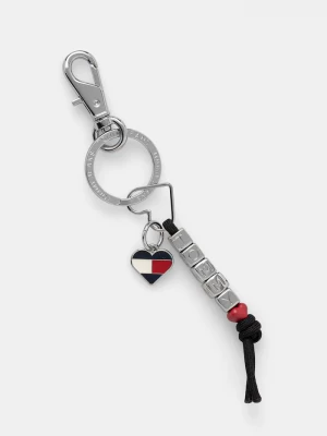 Obrázek produktu Tommy Jeans klíčenka dámská kovová stříbrná