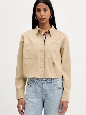 Obrázek produktu Tommy Jeans košile dámská bavlněná béžová