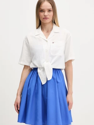 Obrázek produktu Tommy Jeans košile dámská se lnem béžová