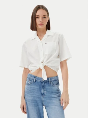 Obrázek produktu Tommy Jeans Košile DW0DW20286 Écru Regular Fit Krémová
