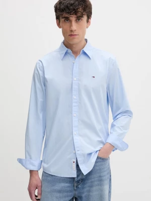 Obrázek produktu Tommy Jeans košile pánská bavlněná modrá