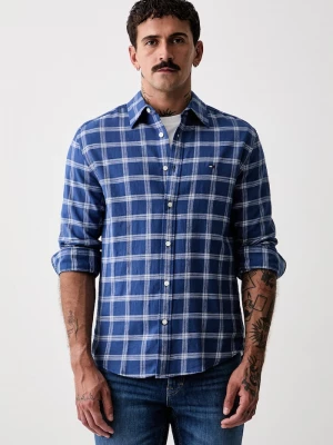 Obrázek produktu Tommy Jeans košile pánská bavlněná modrá