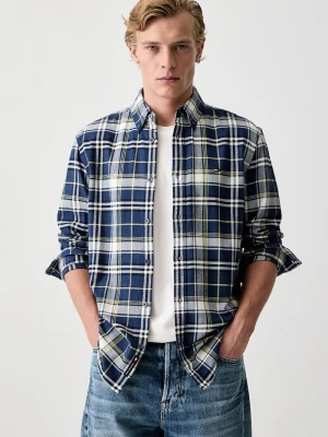 Obrázek produktu Tommy Jeans košile pánská bavlněná námořnická modř