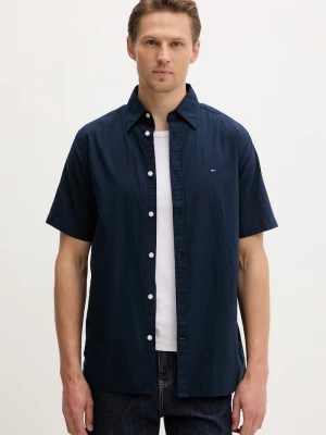 Obrázek produktu Tommy Jeans košile pánská bavlněná s elastanem námořnická modř
