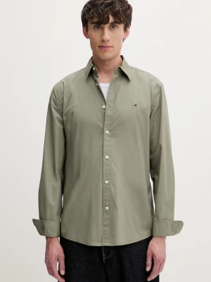 Obrázek produktu Tommy Jeans košile pánská bavlněná zelená