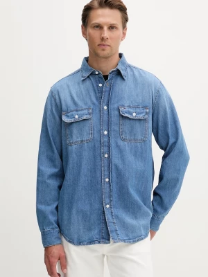 Obrázek produktu Tommy Jeans košile pánská džínová modrá