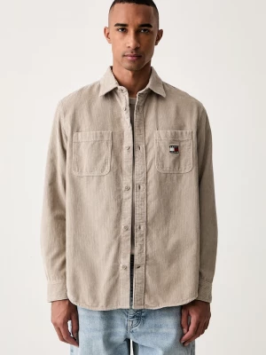 Obrázek produktu Tommy Jeans košile pánská manšestrová béžová
