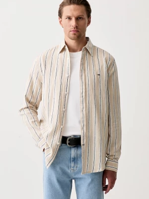 Obrázek produktu Tommy Jeans košile pánská se lnem béžová