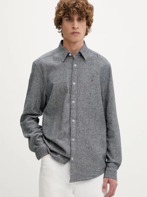 Obrázek produktu Tommy Jeans košile pánská se lnem námořnická modř