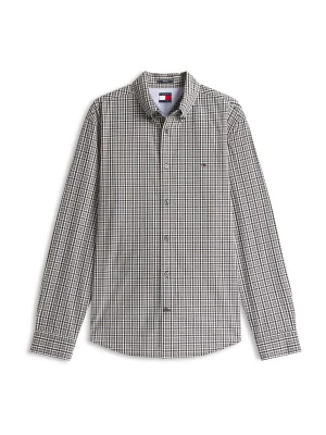 Obrázek produktu Tommy Jeans Košile šedá / tmavě šedá / černá / bílá