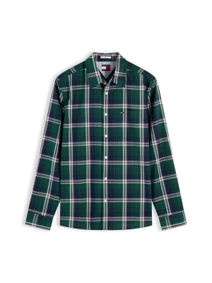 Obrázek produktu Tommy Jeans Košile tmavě modrá / smaragdová / pastelová fialová / offwhite